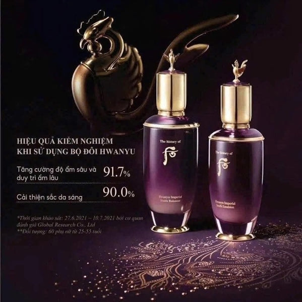 THE WHOO - Hoàn Lưu Cao SET NƯỚC HOA HỒNG SỮA DƯỠNG HLC - 450$