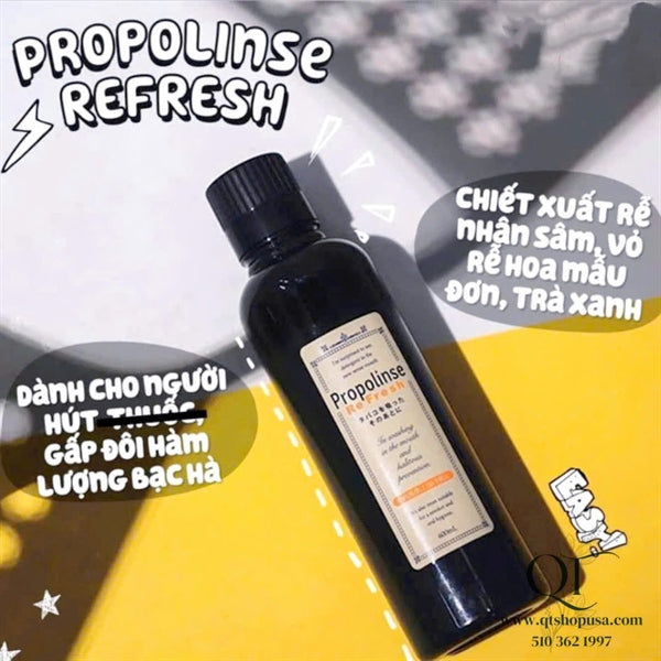 PROPOLINSE - Nước Súc Miệng Đen Re'Fresh Japan - 600ml - EXP 2028