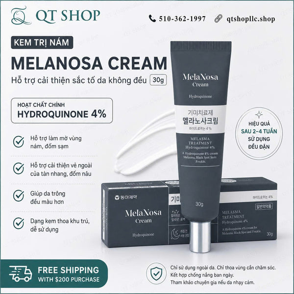 Kem Melasma Treatment Hydroquinone 4% - MelaNosa Cream 30g
