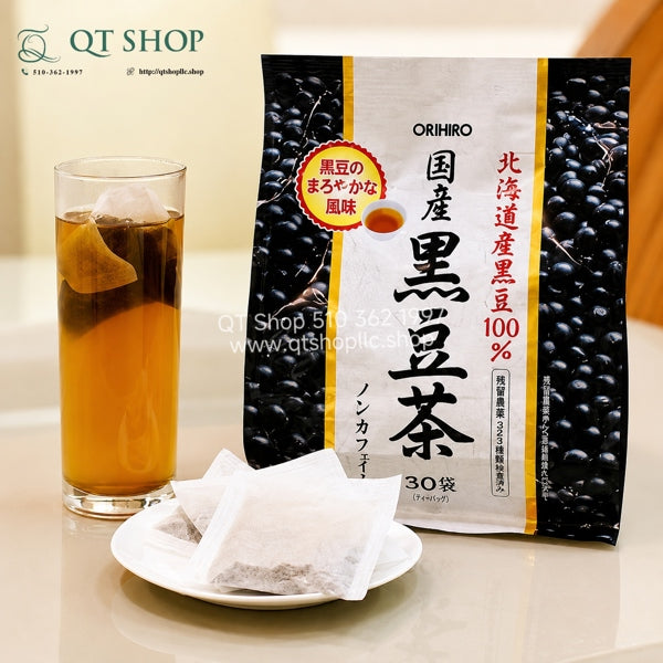 Trà Đậu Đen Hokkaido - Bịch 30 gói x 6 gr- Japan - EXP 2027.12