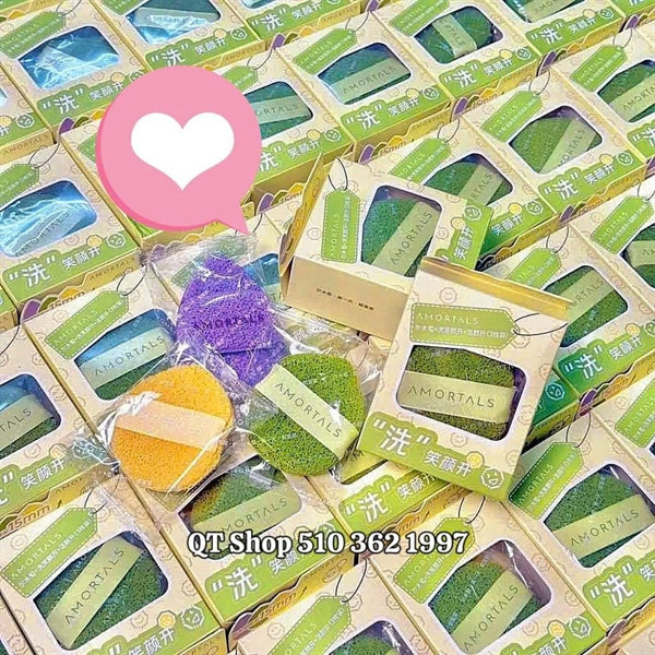 LIMIT 5 - Set 3 miếng bọt Rửa Mặt AMORTALS