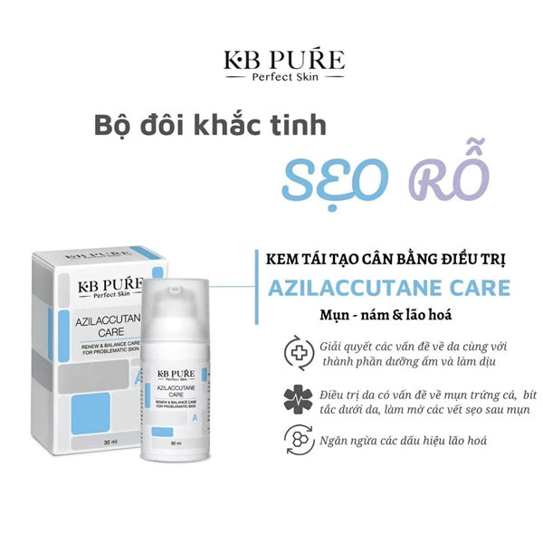 KB PURE - Azilaccutane Cream - Kem tái tạo da - 30ml