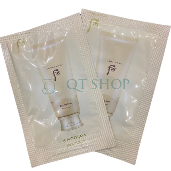 Sample Sữa Dưỡng Body Whoospa Essential Moisturizer - Dạng Gói 8ml x 50 gói - EXP 202807