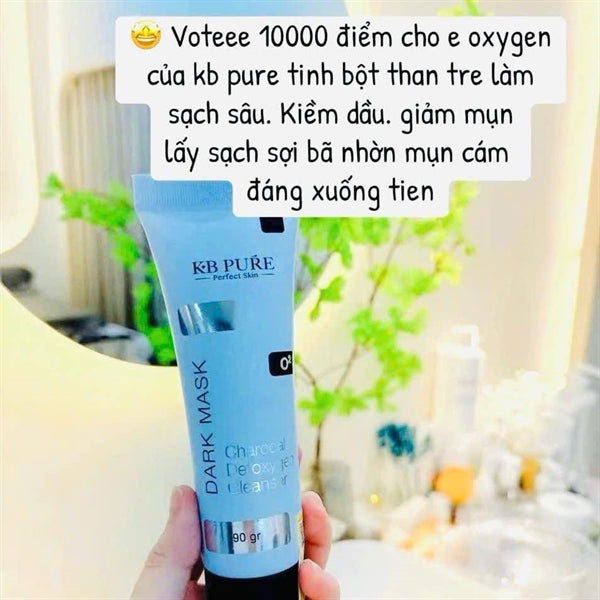 KB Pure - Dark Mask Detoxygen Mask Thải Độc - Xanh - Da dầu mụn