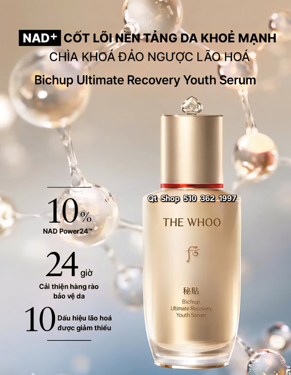 The Whoo - Serum Bichop 90 ml - Tặng kèm 5 Mini Kem mắt Hoa Hiên (Hộp)