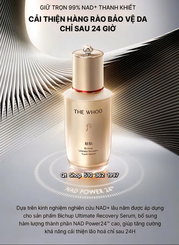 The Whoo - Serum Bichop NAD 50 ml tặng 20ml - Thế hệ thứ 4 (Hộp)