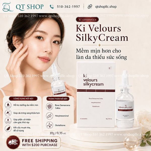 Bột Trắng Da ki velours silkycream 10g HQ