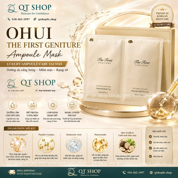 OHUI Mask Vàng Ohui The First Geniture Ampoule Mask - 1 miếng - EXP 202806