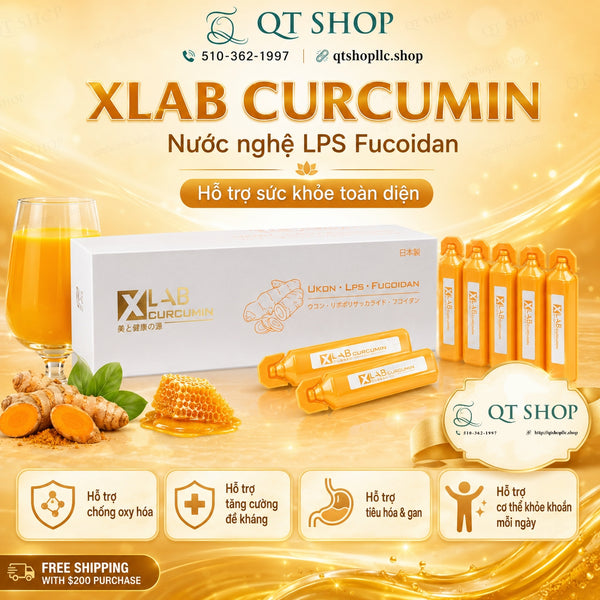 Tinh Chất Nghệ Nano Xlab Curcumin Ukon LPS Fucoidan