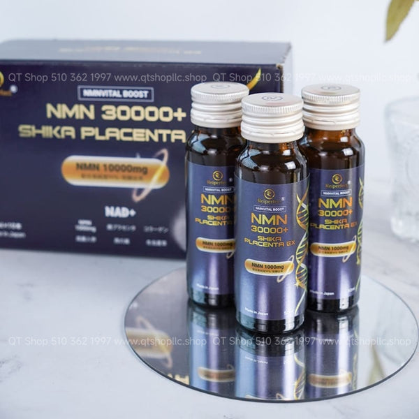NMN 30000+ Shika Placenta EX - Hộp 10 chai x 50ml - EXP 202710