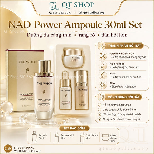 THE WHOO - Bichop Ultimate Recovery NAD Power Ampoule 30ml - EXP 202809