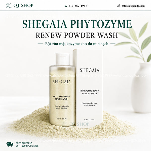 Bột Rửa Mặt SHEGAIA Phytozyme Renew Powder Wash 60g