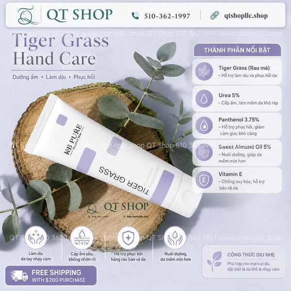 Kem Dưỡng Điều Trị Các Bệnh Về Tay Làm Từ Cỏ Hổ - Tiger Grass Hand Care