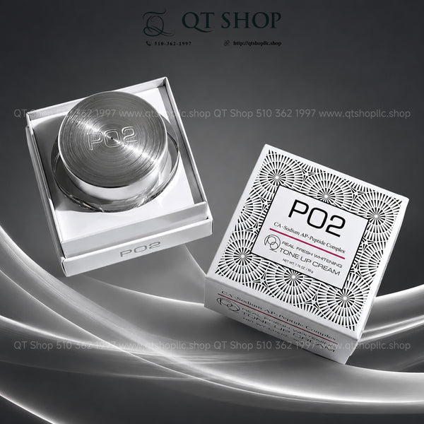 Kem Ngày Nâng Tông Váng Sữa PO2 Whitening Tone Up Cream 50g