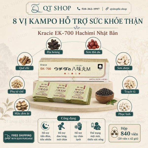 Viên uống bổ thận EKT-700 Kracie - 840 viên Japan