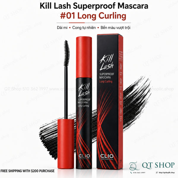 CLIO Kill Lash Superproof Mascara - Long Curling 7g