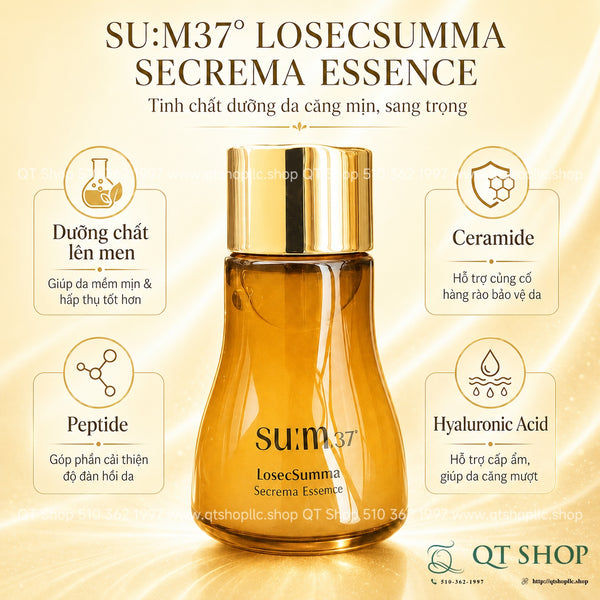 Set Mini 4 Tinh Chất Cao Cấp Su:m37° Best Essence 4pcs Gift Set