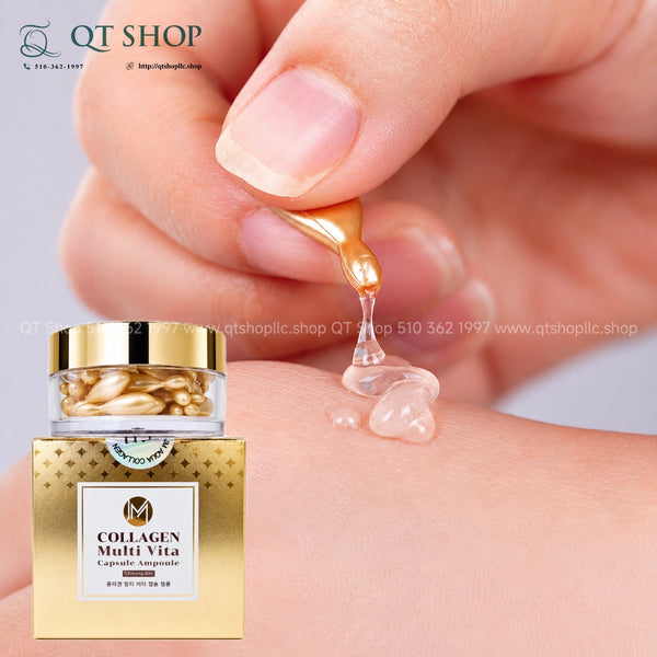 Viên Collagen Tươi JM Collagen Multi Vita Capsule Ampoule (Thoa Mặt) - 38 viên