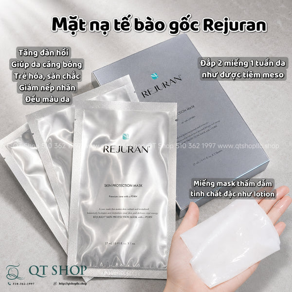 Mặt Nạ Phục Hồi PDRN Rejuran Skin Protection Mask - Hộp 5 miếng