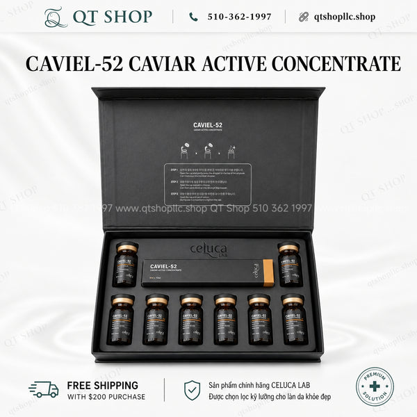 CELUCA CAVIEL-52 Caviar Stem Cell Ampoule - Tế Bào Gốc Trứng Cá Tầm