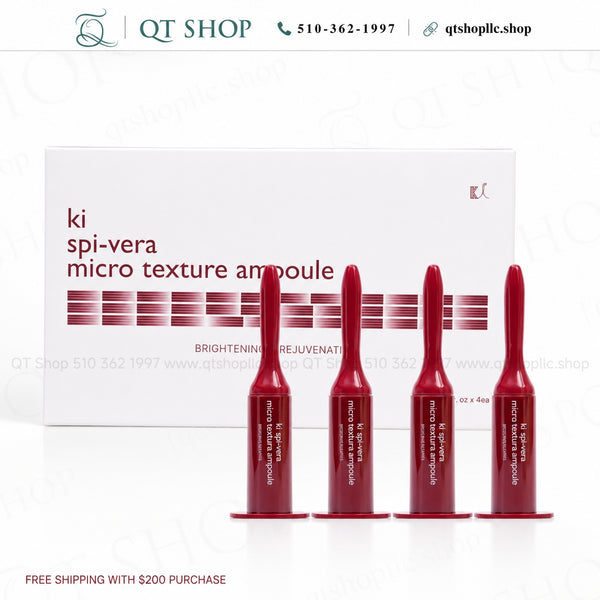 Tinh chất Ki Spi-Vera Micro Texture Ampoule - Hộp 4 ống