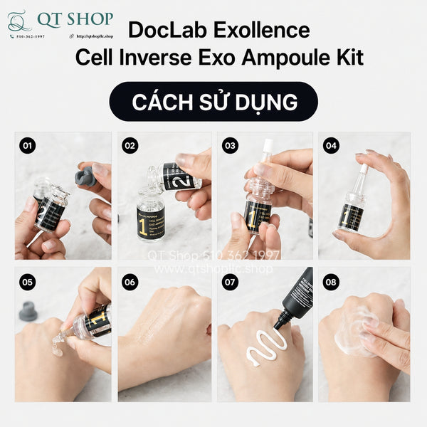 DocLab - Tế Bào Gốc Human Exosome Cell Inverse Exo Ampoule Kit