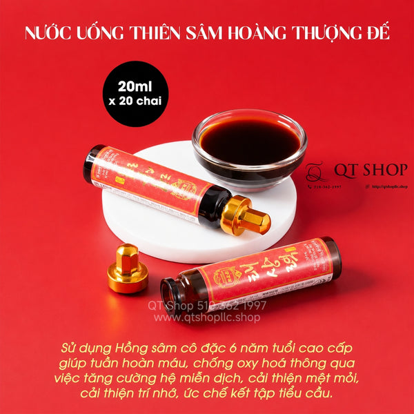 Thiên Sâm Hoàng Đế Hàn Quốc Daycell Tae Sang Reok - Hộp 20 ống x 20ml