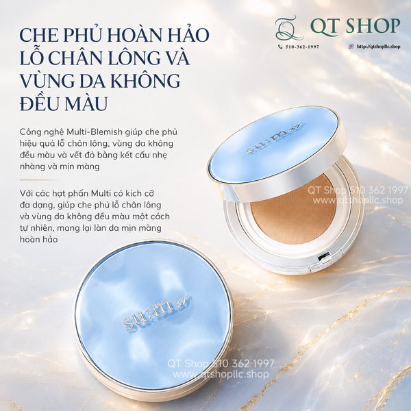 Set Phấn Nước Su:m37 Water-Full Mesh Cushion Glow Special Edition 01 - Tông #21
