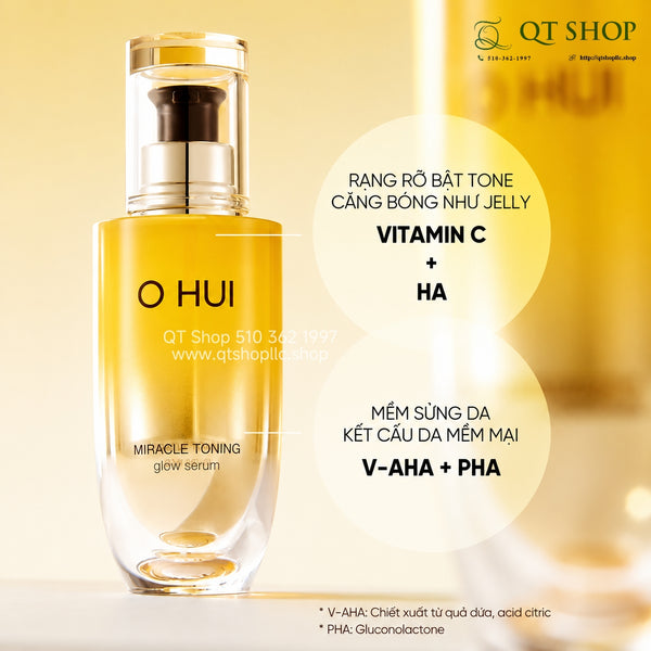 OHUI Miracle Toning Glow Serum Special Set