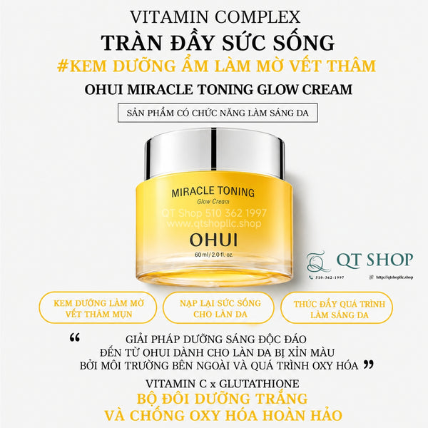 OHUI Miracle Toning Glow Cream Special Set