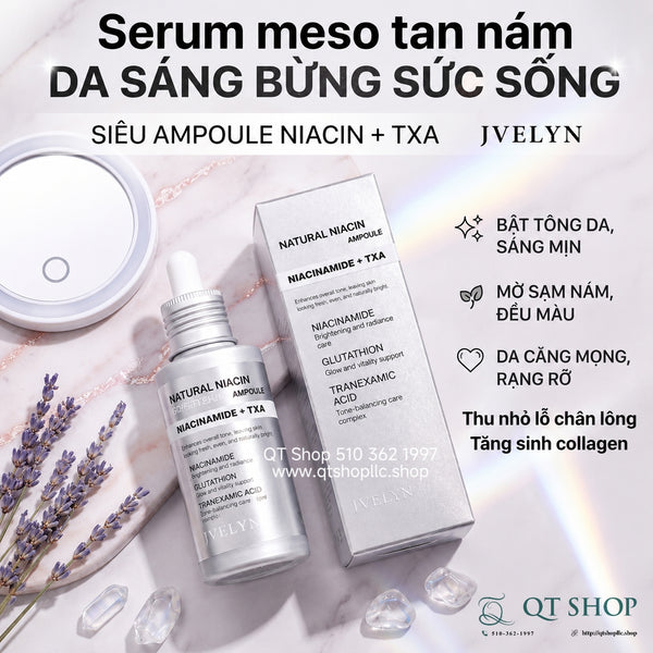 Tinh Chất Dưỡng Da JVELYN Natural Niacin Brightening Ampoule 50ml