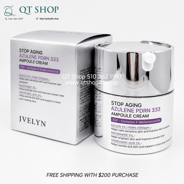 Kem Dưỡng JVELYN Stop Aging Azulene PDRN 333 Ampoule Cream - 50g