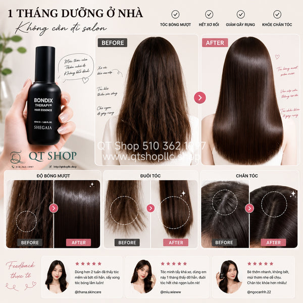 Tinh Chất Dưỡng Tóc Shegaia Bondix Therapy Hair Essence 50ml