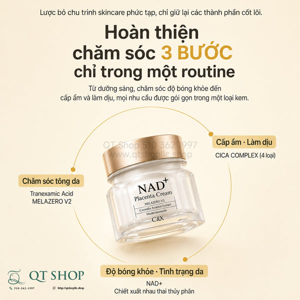 Kem Dưỡng CRDX NAD+ Placenta Cream 50g