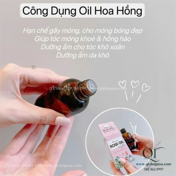 Dầu dưỡng tóc Rose Oil - Japan