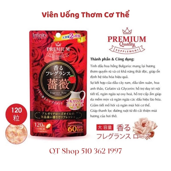 Viên Uống thơm cơ thể - 60 ngày - Japan - EXP 202802