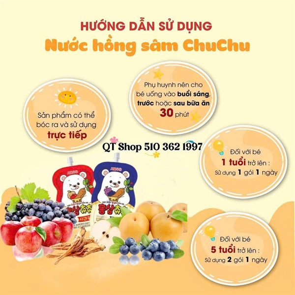 *LM 3* - Kids - Chuchu Xanh 10 ea - BỎ HỘP - exp 2027.05