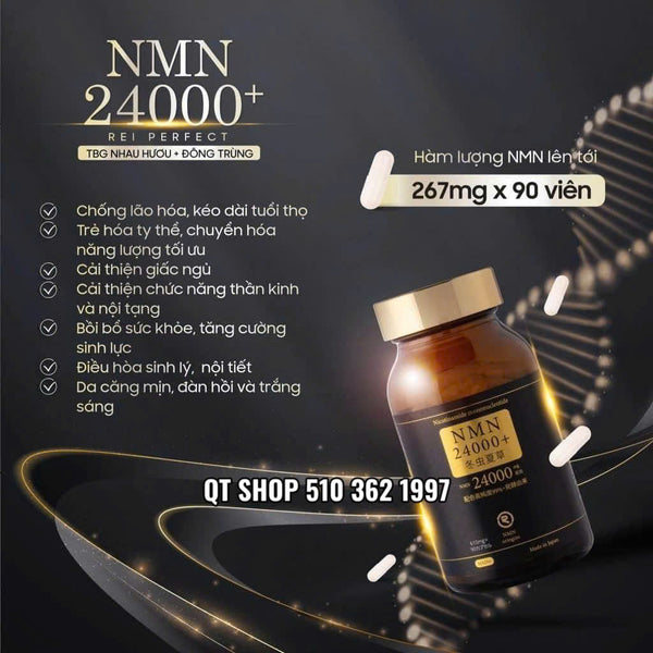 Viên Uống NMN 24000mg Tochukasou Kuu Medic Nhật Bản
