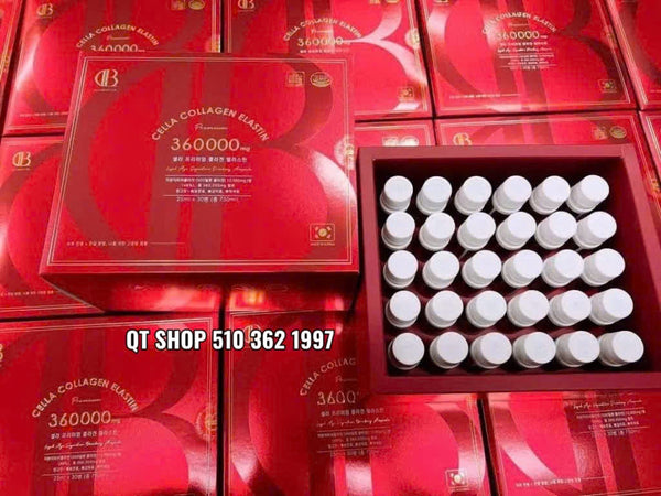 Nước uống Cella Collagen Elastin 360.000mg - Hộp 30 lọ x 25ml
