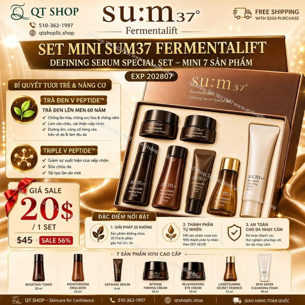 Su:m37 Fermentalift Defining Serum 7pcs Gift Set