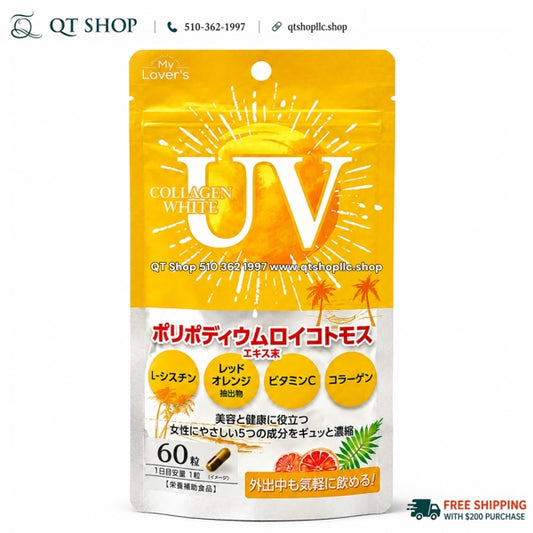 Viên Uống chống nắng UV Collagen White - 60 viên - Japan - EXP 202705