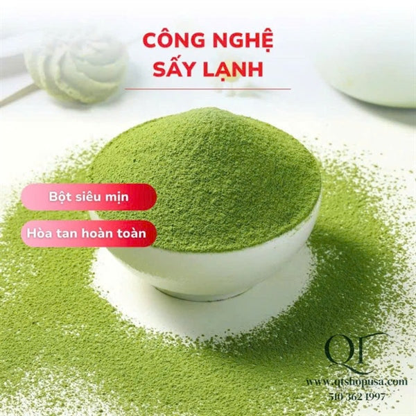 RÁCH HỘP - Bột Rau Má Không Đường VN - 15 gói x 3gr - EXP 202703