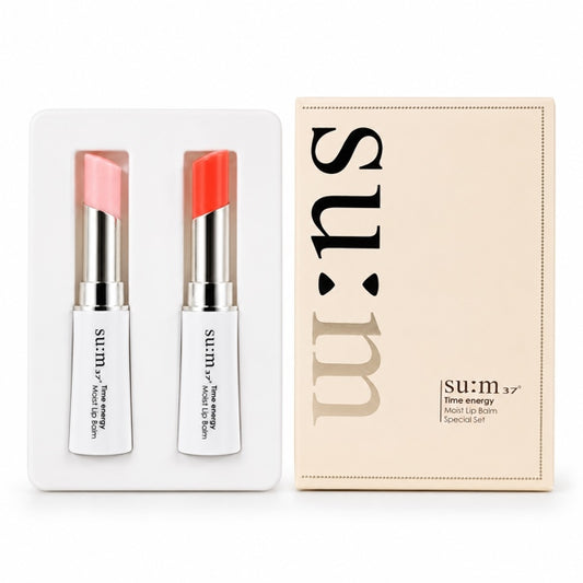 SUM37 - Set 2 Son Dưỡng Time Energy Moist Lip Balm - EXP 202803
