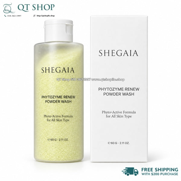 SHEGAIA - SRM Bột Rửa Mặt Phytozyme Renew Powder Wash 60g