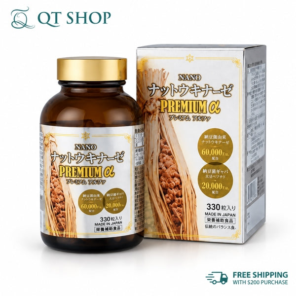 @ Viên Chống Đột quỵ Natto 60.000 FU - 330 Viên - Japan - EXP 202901