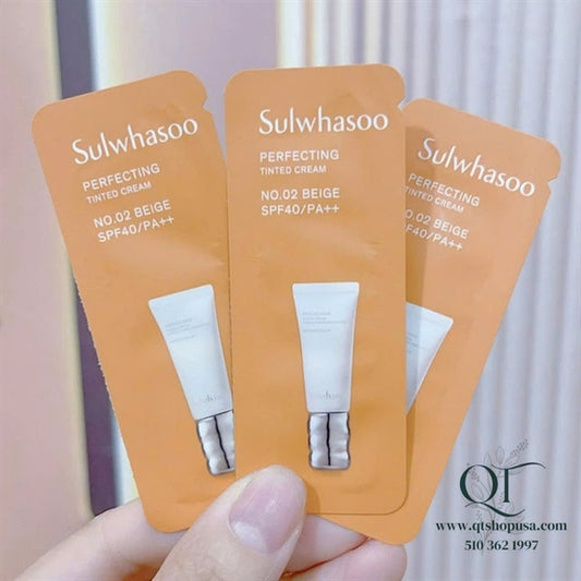 Sulwhasoo - Sample BB Perfecting Tinted Cream NO.2 BEIGE - 12 gói - EXP 202901