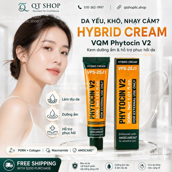 Pharmesthetics - VQM Kem Phục Hồi Phytocin V2 - EXP 20280316