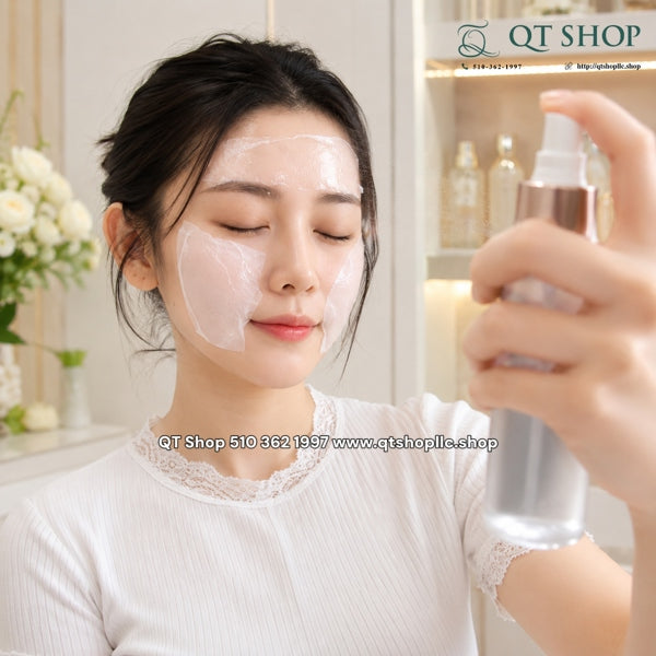 Set Mask Collagen Film 7ea + Mist SANARAE