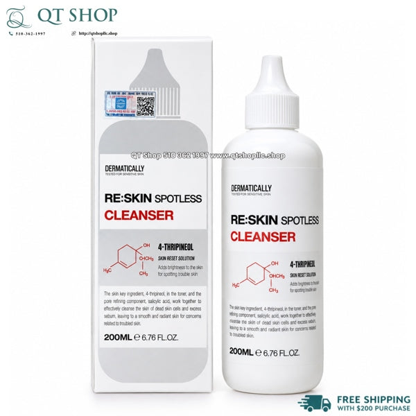 BBS - SRM Sữa Rửa Mặt Dermatically Reskin Spotless Cleanser 200ml - Da Dầu Mụn - EXP 202801