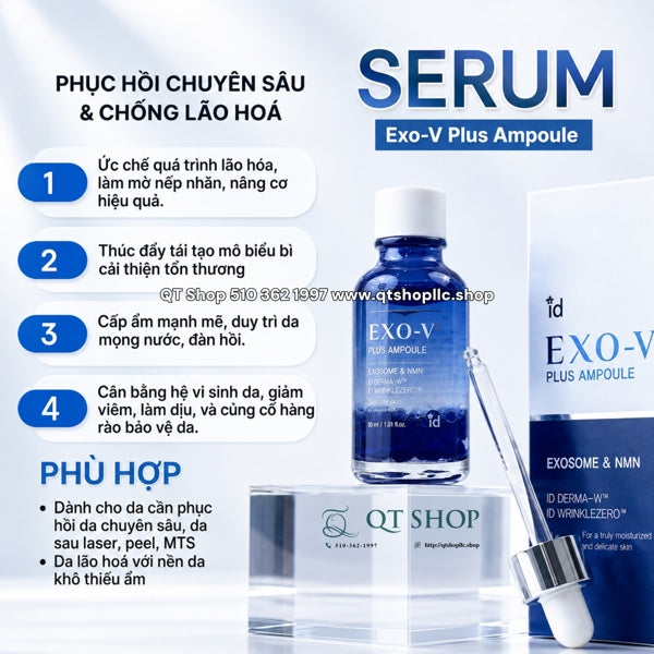 ID_Placosmetics Exo-V - Serum HA Tế Bào Gốc 30ml - EXP 202906